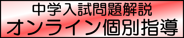 武蔵中学校の2009入試問題のオンライン個別指導