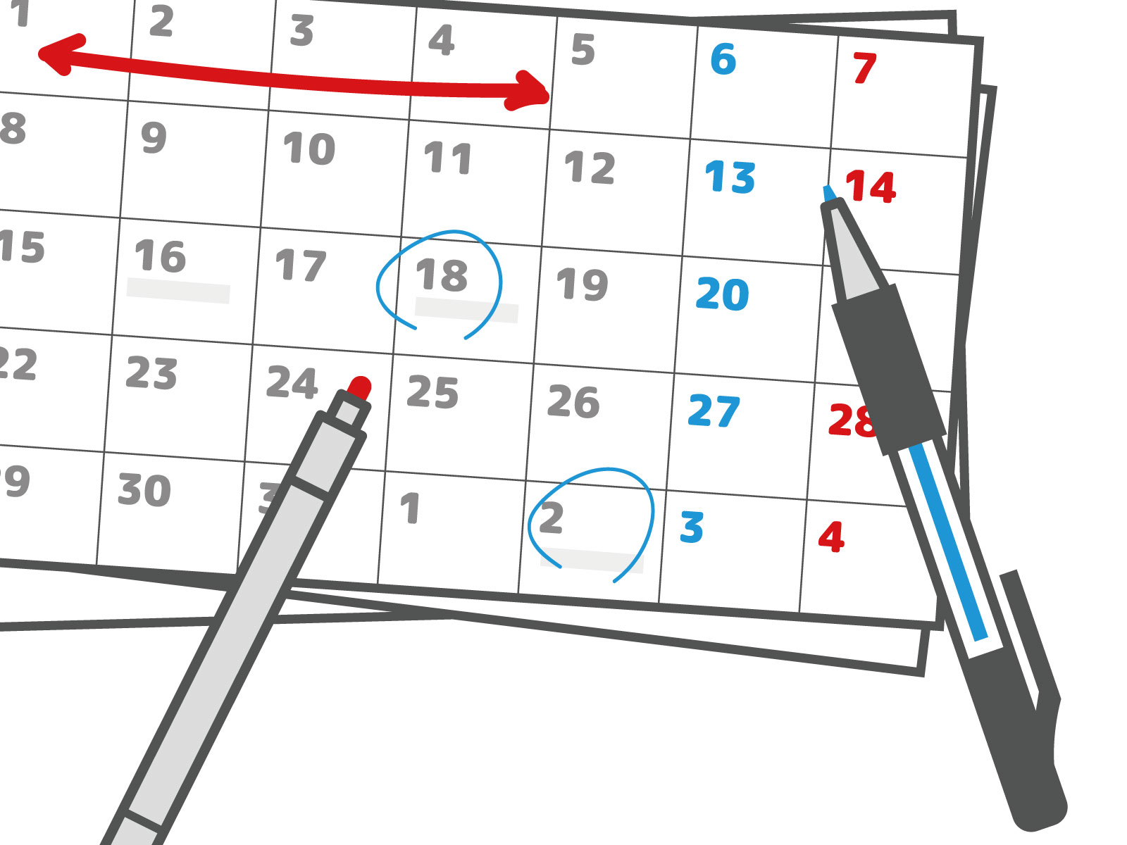 入試日程と難易度傾向のイメージ